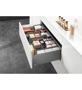 Blum Legrabox Pure C Yüksek Yanak 45 Cm. Frenli Blumotion Orion Gri Antrasit