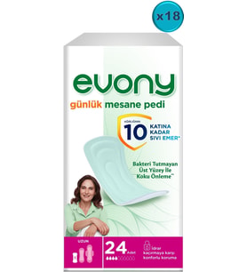 Evony Günlük Mesane Pedi Uzun 432 Adet (18PK*24)