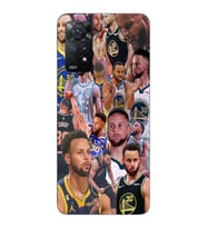Redmi Note 11S - Note 11 Uyumlu Steph Curry Kolaj Tasarımlı Şeffaf Telefon Kılıfı