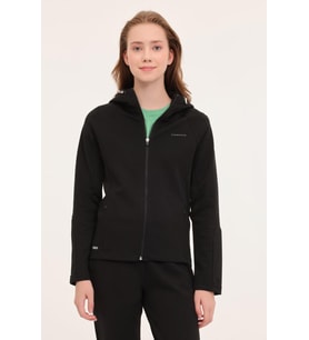 Lumberjack WL MILA 18CT321  4PR Kadın Eşofman Üstü Siyah XS-XL