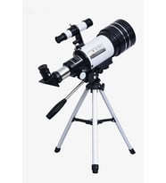 Başlangıç Astronomik Monoküler Teleskop Ay & Yıldız Gözlemi Eğitici Güçlü Optik Tripodlu Set