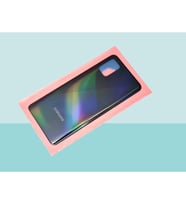 Samsung Galaxy A51 A515 Uyumlu Arka Kapak Batarya Kapağı - SİYAH