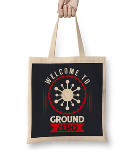 Welcome To Ground Zero Bez Çanta Uzun Saplı