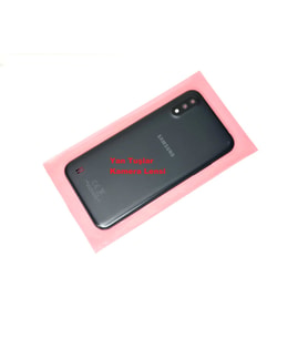 Samsung Galaxy A01 Kasa Arka Pil Batarya Kapağı SİYAH
