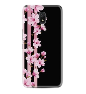 Xiaomi Redmi 8A 8 Pro 9C 9T 10C 11T Pro Kılıf Desenli Silikon Pink Flowers 3 1393