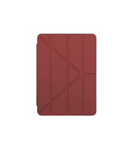 iPad Air 11 inç 6. Nesil Uyumlu Kalem Bölmeli Akıllı Trifolding Tablet Kılıfı (Bordo)