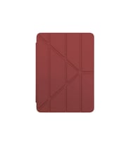 iPad Air 11 inç 6. Nesil Uyumlu Kalem Bölmeli Akıllı Trifolding Tablet Kılıfı (Bordo)