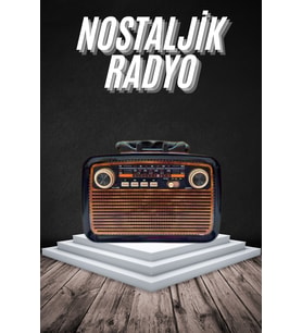 Eskitme Nostalji Tasarımlı Bluetoothlu Nostalji Radyo Ahşap Nostaljik Görünümlü