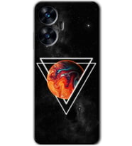 Realme C55 Kılıf HD Desen Baskılı Kılıf - Kızıl Gezegen