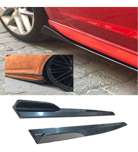 Kia Rio 2011-2017 Kulaklı Yan Marşpiyel Altı Lip Kısa 86 Cm Piona Black