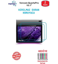 Vorcom QuartzPro 10.1" İçin Nano Ekran Koruyucu 9h Esnek 2 ADET