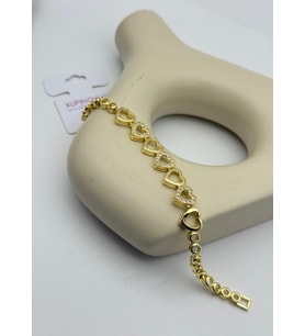 Xuping Ymz Gold Kalp Bileklik - 26ymzb06