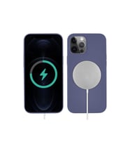 Apple iPhone 13 Pro Uyumlu Kılıf Zore Silksafe Wireless Kapak (Mor)