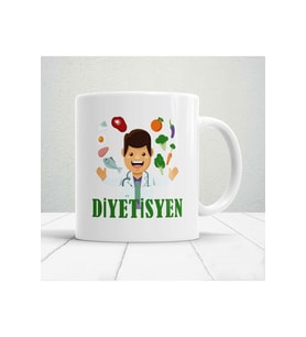 Kişiye Özel Diyetisyen1 Baskılı Kupa