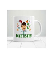 Kişiye Özel Diyetisyen1 Baskılı Kupa