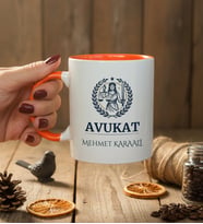 Kişiye Özel Karikatürlü Erkek Avukat Kupa Bardak Avukatlar Günü Hediyesi