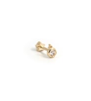 altın tragus helix piercin