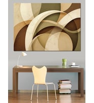Küçük Renkli Sandal Dekoratif Kanvas - Mdf Ahşap Tablo