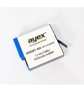 Ayex AHDBT-801 Batarya, GoPro Hero 8, 7, 6, 5 Uyumlu