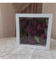 20x20x5 cm Anı Çerçevesi! Yeni Moda Çiçek Anı Çerçevesi!