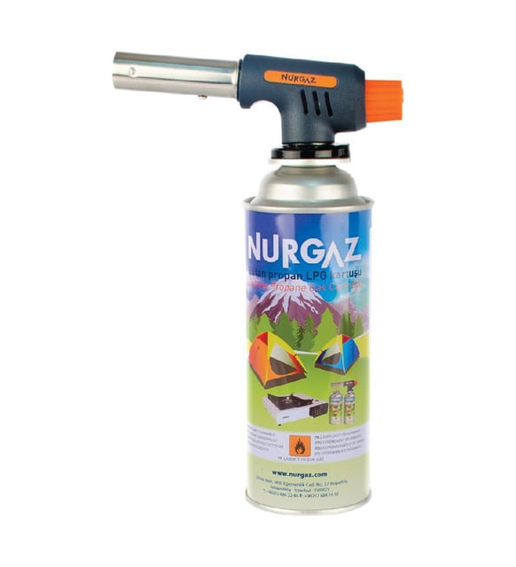 Nurgaz NG-505 Otomatik Ateşleme 1300C Isı Verimi Turbo Torch