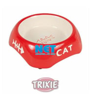 Trixie kedi seramik yem ve su kabı 200 ml 13 cm