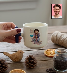 Kişiye Özel Karikatürlü Dog Dad Köpek Babası T Kupa Babalar Günü Hediyesi