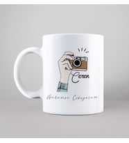 Gülümse Çekiyorum Fotoğrafçı Tasarımlı Kupa Kişiye Özel