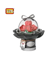 Lz-1300 Loz Ledli̇ Kirmizi Gül Buketi̇ 305 Parça Block Oyuncak