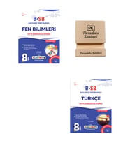 Okyanus LGS 8. Sınıf Classmate Fen Bilimleri ve Türkçe Başlangıç Soru Bankası + Telefon Standı