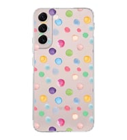 PrintiFy Samsung Galaxy S22 Plus ile Uyumlu Water Color 6  Kamera Korumalı Şeffaf  Kılıf