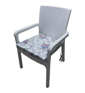 MİRZADE 6 Adet Duck Bezi Rattan Minderi-eltm taç 3310801