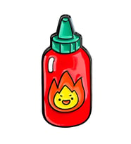 SPELT Acı Sos Şişesi Rozet Pin Hot Sauce Bottle Mini Broş