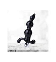 Plug Vibrasyonlu Boncuk Tasarım Siyah 140mm