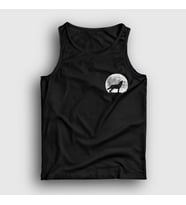 Presmono Unisex Siyah Howl Moon Wolf Kurt Atlet 306968tt