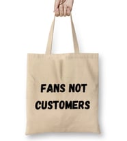 Fans Not Customers European Super League Bez Çanta Uzun Saplı