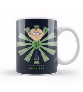 Mr Mackey Retro Japanese South Park Kupa Bardak Porselen