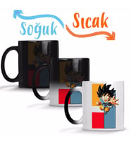 Dragonball Z Sihirli Kupa Bardak Porselen
