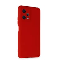 Xiaomi Redmi Note 12 5G Kılıf Nano içi Kadife Silikon - Kırmızı