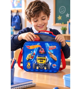 Hot Wheels Beslenme Çantası Çocuk Öğrenci Okul Yemek Çantası Günlük Kullanım 23x20x10 cm