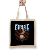 Cute Talk Birdie To Me Funny Golfing Pun Golfer Bez Çanta Uzun Saplı