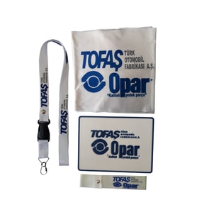 Tofaş Opar Beyaz Torpido Örtüsü & Torpido Üstü Kaydırmaz Ped / Beyaz Tampon Dili / Oto Ayna Askısı