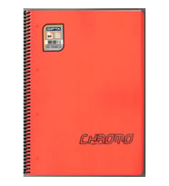 GIPTA CHROMO SPİRALLİ PP. KAPAK A4 60YP. ÇİZGİLİ DEFTER - 1978