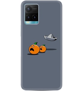 Vivo Y11S Y21S Y20 Y20S Y70 Kılıf Desemli Silikon Orange Escape 1374