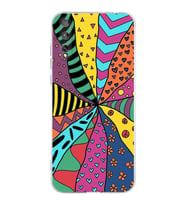 PrintiFy Huawei P Smart S ile Uyumlu Retro Color 4  Kamera Korumalı Şeffaf  Kılıf