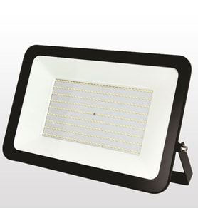 Slim Kasa LED Dış Mekan 200W Siyah Projektör 6500K 14200LM Yüksek Verimli Beyaz Işık