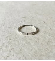 Kişiye Özel 925 Ayar Gümüş Minimalist Zarif Pati Detaylı Yüzük