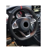 Mazda Rx-8 Uyumlu Wankel Karbon Nubuk Deri Direksiyon Kılıfı