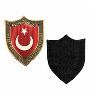 Milli Savunma Üniversitesi Mont Brövesi Yelek Arması 3D Plastik Tpu Yeni Model Tip Cırtlı, Standart Ölçü, (Çok Renkli)