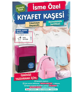 Kıyafet Kaşesi Okul Kaşesi -T533